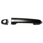 Front Exterior Door Handle for Hyundai Elantra 2007-2012, Right (Passenger)=Left (Driver), Primed (Ready to Paint), with Keyhole (Handle+Cover), Replacement