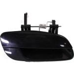 Rear Exterior Door Handle for Hyundai Elantra 2001-2006, Right (Passenger) Side, Smooth Black, Plastic, Replacement