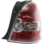 Tail Light Assembly for Hyundai Accent Hatchback, Right (Passenger) Side, Fits 2008-2011, Replacement