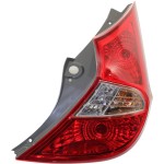 Tail Light Assembly for Hyundai Accent Hatchback, Right (Passenger) Side, Compatible for Years 2012-2017, Replacement