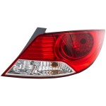 Tail Light Assembly for Hyundai Accent Sedan, Right (Passenger) Side, Compatible with 2012-2014 Models, Replacement