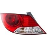 Tail Light Assembly for Hyundai Accent Sedan 2012-2014, Left (Driver), Replacement