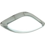 Front Bumper Grille Molding for Jeep Grand Cherokee SRT/SRT8 Models, Chrome, Right (Passenger) Side, 2012 to 2016, Replacement