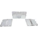 Honeycomb Insert Grille for 2014-2016 Jeep Grand Cherokee, Chrome Shell and Insert, Replacement