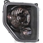 Headlight Assembly for 2010-2012 Jeep Liberty, Right (Passenger) Side, Halogen, Black Interior, Replacement