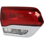 Tail Light for Jeep Grand Cherokee WK 2014-2022, Left (Driver) Inner Assembly, Suitable for Laredo/Limited/Overland/Summit Models with Chrome Trim, Replacement