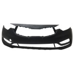 Front Bumper Cover for Kia Forte/Forte5 2014-2016, Primed (Ready to Paint), Suitable for Forte5, EX/LX Models, Replacement (CAPA Certified)