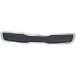 Textured Black Shell and Insert Grille for 2014-2016 Kia Soul, with Chrome Molding, Replacement