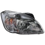Headlight Assembly for 2009-2011 Kia RIO/RIO5 Hatchback/Sedan, Right (Passenger), Halogen, Type 1, Replacement