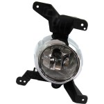 Front Fog Light Assembly for Kia Sorento 2011-2013, Right (Passenger) Side, Clear Lens, without Sport Package, Replacement