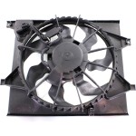 Radiator Fan Shroud Assembly for Kia Soul 2010-2011, 1.6L Engine, Includes Resistor, Replacement