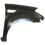 Front Fender for Kia Soul 2010-2013, Right (Passenger), Primed (Ready to Paint), Without Molding, Replacement (CAPA Certified)