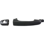 Front Exterior Door Handle for Kia Sportage EX Model 2005-2010, Right (Passenger), Smooth Material Black, Handle + Cap, Replacement