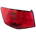 Tail Light Assembly for Kia Forte Sedan, Outer Left (Driver), 2010-2013, Replacement