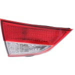 Tail Light Assembly for Hyundai Elantra Sedan 2011-2013, Left (Driver), Inner, Halogen, USA Built Vehicle, Replacement