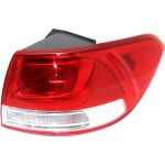 Tail Light Assembly for Kia Sorento 2016-2018, Right (Passenger) Outer, Halogen, Suitable for L, LX, EX Models, Replacement