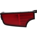 Rear Bumper Reflector Light for Kia Soul 2010-2011, Left (Driver) Side, Replacement