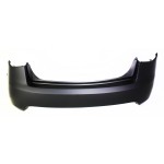 Rear Bumper Cover for Kia Forte 2010-2013 Sedan, Upper Section, Primed (Ready to Paint), Replacement