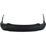 Rear Bumper Cover for Kia SORENTO 2011-2013, Textured Black, Without Sport Package, With Park Assist Sensor Holes, Replacement