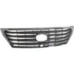Chrome Shell/Painted Gray Insert Grille for 2008-2011 LX570, with Front View Camera, Replacement