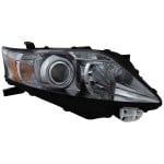 Headlight Assembly for Lexus RX350 2010-2012, Right (Passenger), Halogen, Canada Built Vehicle, Chrome Interior, Replacement
