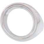 Front Fog Light Molding for Lexus ES300H/ES350 2013-2015, Right (Passenger) Side, Silver/Chrome, Replacement