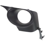 Front Fog Light Molding for Lexus IS250 2014-2015 / IS350 2014-2016, Left (Driver), Textured Black, Without F Sport Package, Replacement