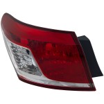 Tail Light for Lexus ES350 2010-2012, Left (Driver) Side, Outer, Lens and Housing, Replacement