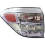 Tail Light for Lexus RX450H 2010-2012, Left (Driver), Outer, Lens and Housing, Japan Built Vehicle, Replacement