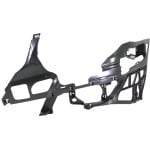 Front Bumper Bracket for Mercedes Benz E-Class 2007-2009 Sedan/Wagon, Left (Driver), Plastic Bumper Support, Outer Frame, Replacement