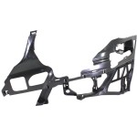 Front Bumper Bracket for Mercedes Benz E-Class 2007-2009 Sedan/Wagon, Left (Driver), Plastic Bumper Support, Outer Frame, Replacement