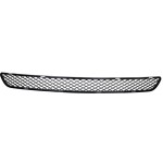 Front Bumper Grille for Mercedes-Benz ML-Class 2006-2008, Textured Black, Air Inlet, Without AMG Styling Package, Without Sport Package, Replacement