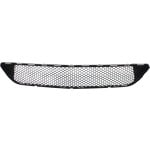 Front Bumper Grille for Mercedes Benz C-Class 2008-2011, Center Position, Textured, with AMG Styling Package, Excluding C63 Model, Replacement