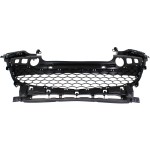 Front Bumper Grille for Mazda 3 (2012-2013), Textured Gray, Suitable for Hatchback with 2.0/2.5L Engine and Sedan, Replacement (CAPA Certified)