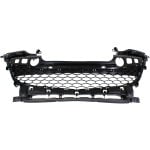 Front Bumper Grille for Mazda 3 (2012-2013), Textured Gray, Suitable for Hatchback with 2.0/2.5L Engine and Sedan, Replacement