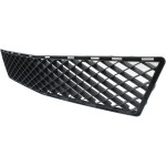 Front Bumper Grille for Mercedes-Benz GLK-Class (2010-2012), Center, Text Black, without AMG Styling Package and Optical Off Road Package, Replacement