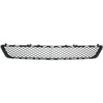 Front Bumper Grille for Mercedes-Benz E-Class 2010-2013, Textured Black, without AMG Package, Excludes E63 AMG Model, Sedan/Wagon, Replacement