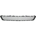 Front Bumper Grille for Mercedes-Benz E-Class 2010-2013, Textured Black, without AMG Package, Excludes E63 AMG Model, Sedan/Wagon, Replacement