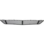 Front Bumper Grille Center for Mercedes-Benz S-Class 2007-2013, Textured Black, Without Sport Package, Replacement