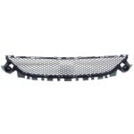 Front Bumper Grille for Mercedes-Benz C-Class 2015-2018, Center, Textured Black, with AMG Styling Package, Excluding C63/C350, Convertible/Coupe/Sedan, Replacement