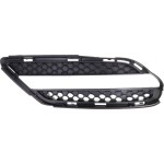 Front Bumper Grille for Mercedes-Benz S-Class 2007-2013, Left (Driver) Side, Outer, with Sport and Light Package, Excluding S63/S65 Models, Replacement