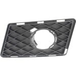 Front Fog Light Molding for Mercedes-Benz GLK-Class 2010-2012, Left (Driver), Primed (Ready to Paint), without Optical OffRoad and AMG Styling Package (Round type), Replacement