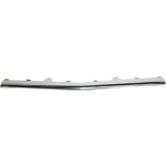 Front Bumper Molding for Mercedes-Benz E-Class 2014-2016, Center Placement, Chrome, with AMG Styling Package, Excludes E63 (Sedan 2014)/Wagon, Replacement