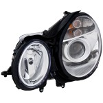 Headlight Assembly for Mercedes-Benz E-Class 2003-2006, Left (Driver), Halogen, Sedan/Wagon, Replacement