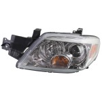 Headlight Assembly for Mitsubishi Outlander 2005-2006, Left (Driver), Halogen, for LS/SE/XLS Models, Replacement