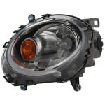 COOPER Headlight Assembly for 2007-2015, Right (Passenger), Halogen, with Yellow Turn Signal, for Hatchback 2007-2013/Convertible/Wagon 2009-2015, Replacement