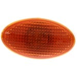 Front Side Marker Light Assembly for Cooper 2002-2008, Amber Lens, Right (Passenger) = Left (Driver), Repeater Light, Replacement