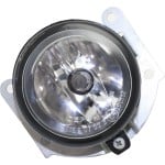 Front Fog Light Assembly for Mitsubishi Lancer (2009-2015), Fits Both Right (Passenger) & Left (Driver) Side, Excludes Evolution Models, Replacement