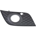 Front Fog Light Molding for Mercedes-Benz M-CLASS 2008-2011, Right (Passenger) Side, Textured Black Finish, without Sport Package, with AMG Styling Package and Curve Lighting, Replacement