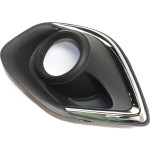 Front Fog Light Molding for Mitsubishi Outlander Sport/RVR 2013-2015, Right (Passenger), Chrome, Without LED Daytime Running Light, 2015-2015, Replacement